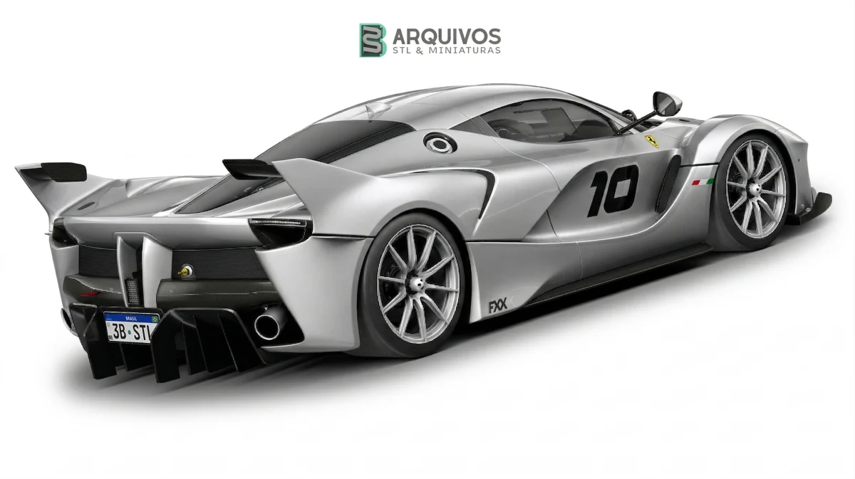 Modelo 3D STL - Ferrari FXX K 2015 — foto 6